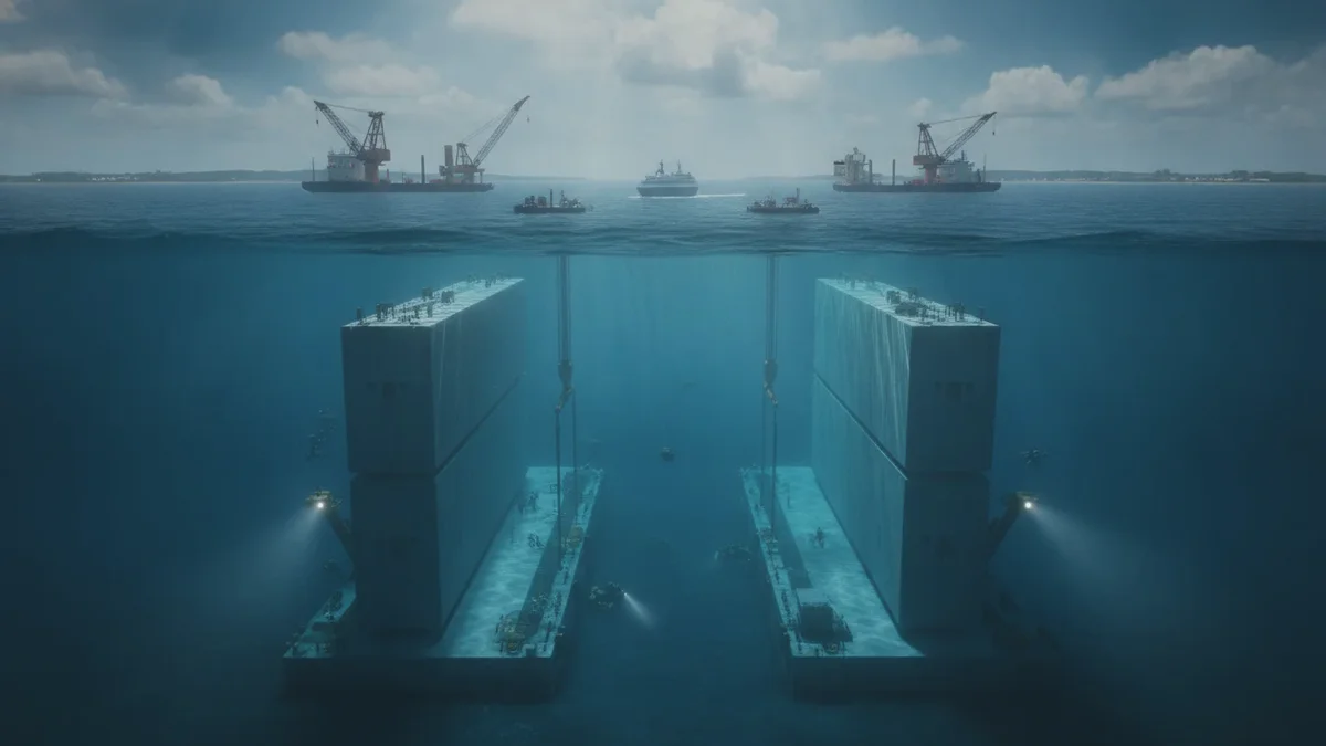 Europa bygger rekordstor tunnel mellom Tyskland og Danmark som drastisk korter ned reisetiden