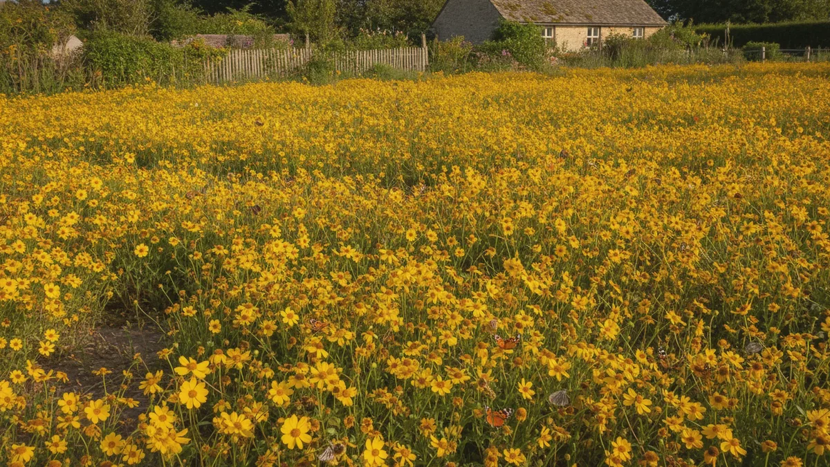 Denne gule stauderen blomstrer helt til frosten og krever nesten ingen stell